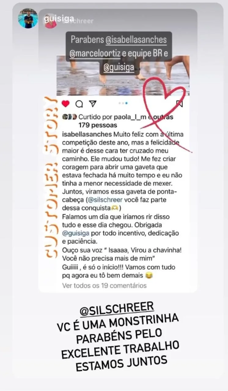 Print do depoimento — reconhecimento — @guisiga